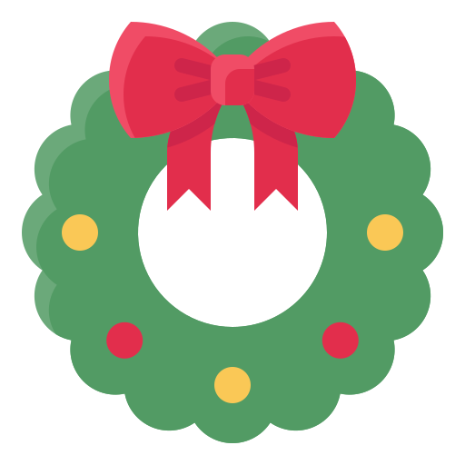 weihnachtskranz Generic Flat icon