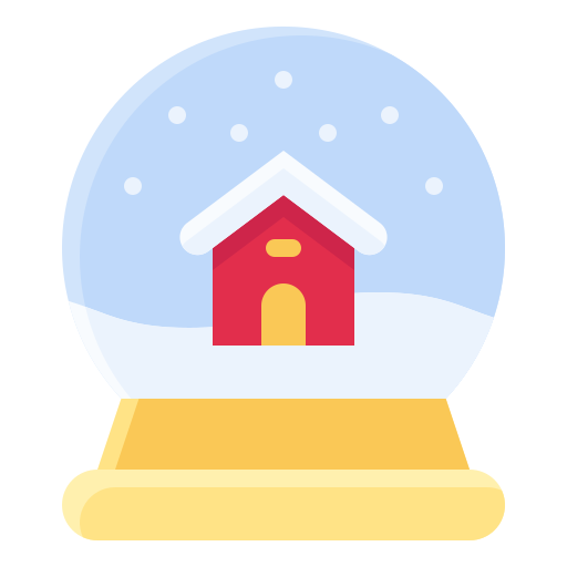 Снежный шар Generic Flat иконка