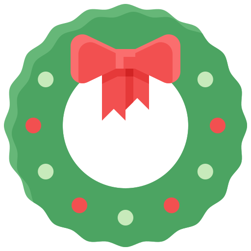 Christmas wreath Generic Flat icon