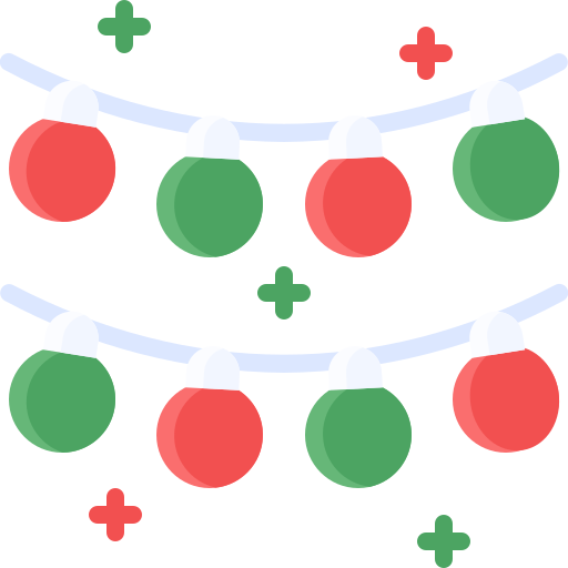 weihnachtsbeleuchtung Generic Flat icon