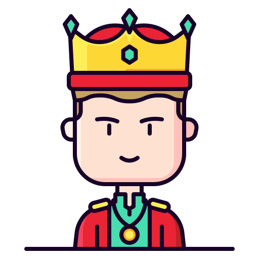 King Generic Outline Color icon