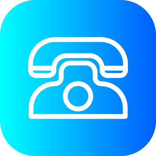 古い電話 Generic Flat Gradient icon