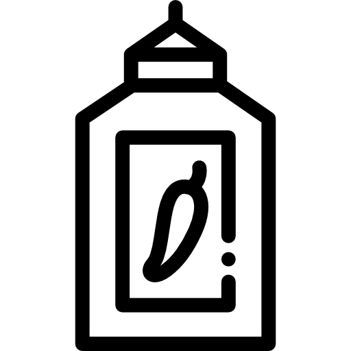 チリソース Detailed Rounded Lineal icon
