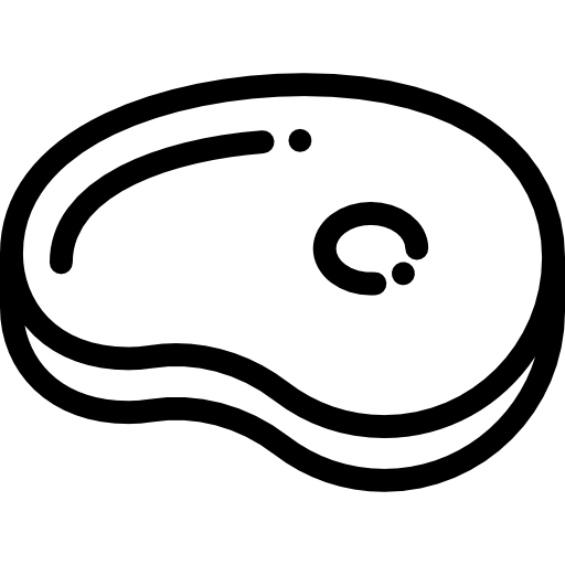 肉 Detailed Rounded Lineal icon