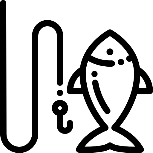 釣り Detailed Rounded Lineal icon