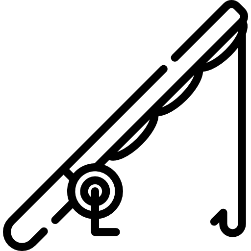 釣り竿 Special Lineal icon