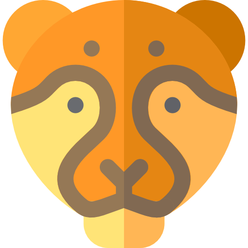 leopardo Basic Rounded Flat icono