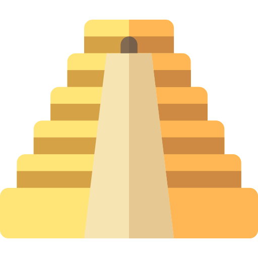 piramida Basic Rounded Flat ikona