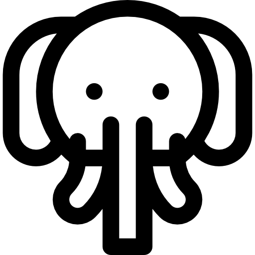 코끼리 Basic Rounded Lineal icon