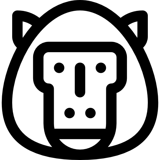 babuino Basic Rounded Lineal icono