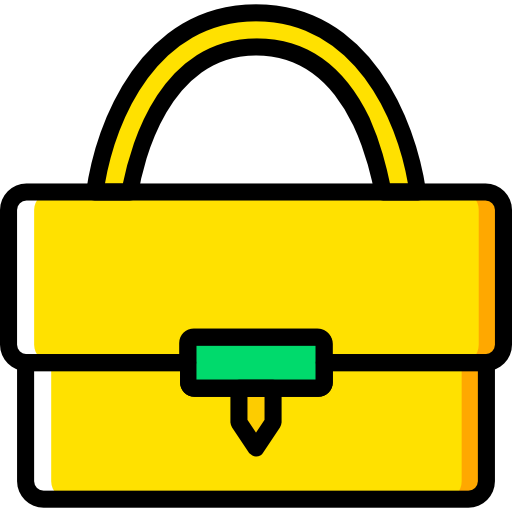 Hand bag Basic Miscellany Yellow icon