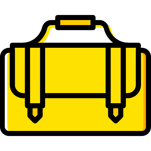 bolso de mano Basic Miscellany Yellow icono