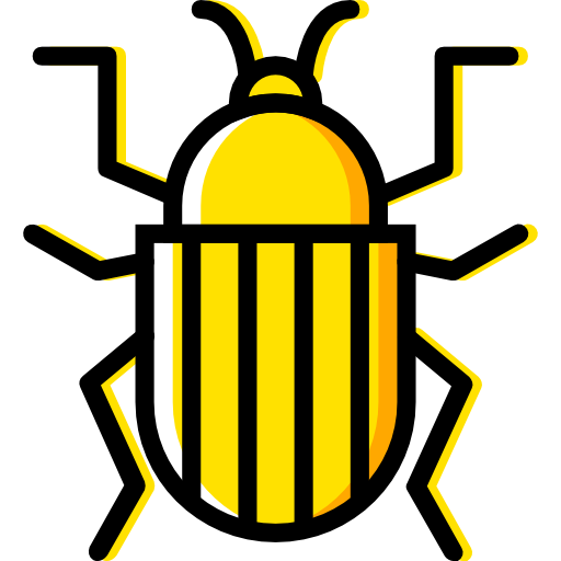 Bug Basic Miscellany Yellow icon