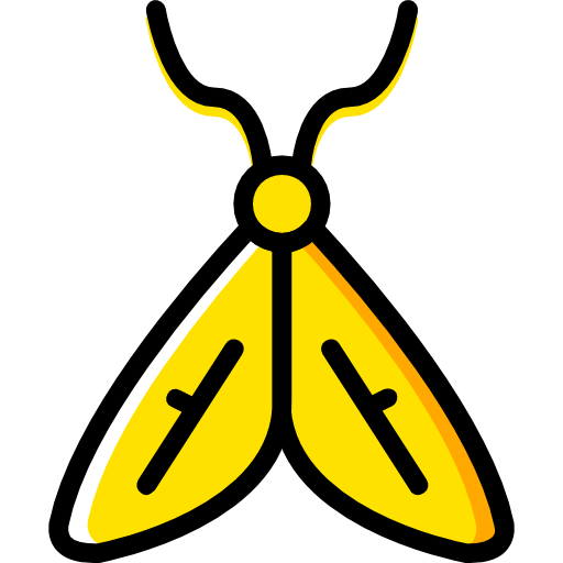 papillon de nuit Basic Miscellany Yellow Icône