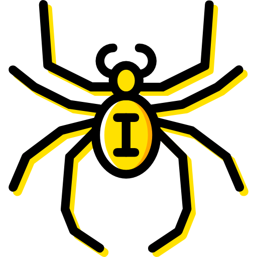 araignée Basic Miscellany Yellow Icône
