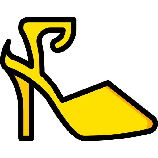 tacones altos Basic Miscellany Yellow icono