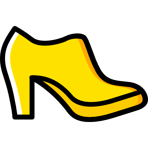 high heels Basic Miscellany Yellow icon