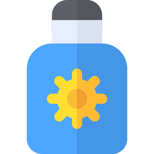 crema solar Basic Rounded Flat icono