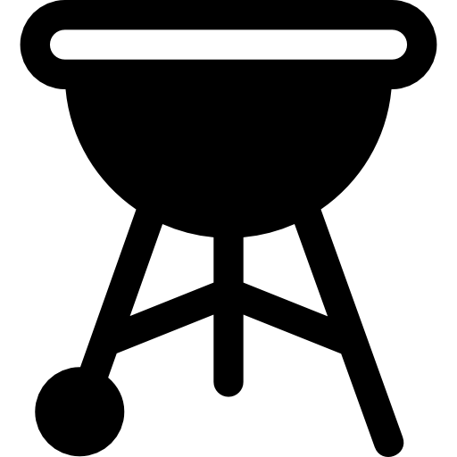 barbecue Basic Rounded Filled Icône