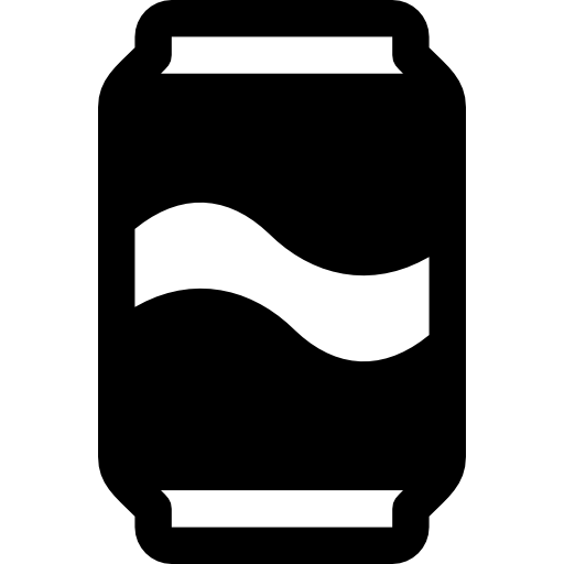Drink can Basic Rounded Filled icon