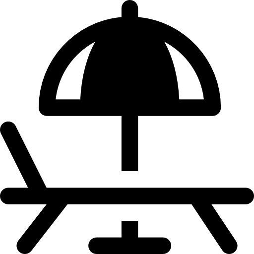 Hammock Basic Rounded Filled icon