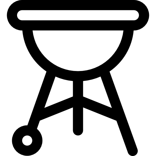 バーベキュー Basic Rounded Lineal icon