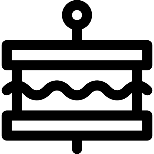 샌드위치 Basic Rounded Lineal icon