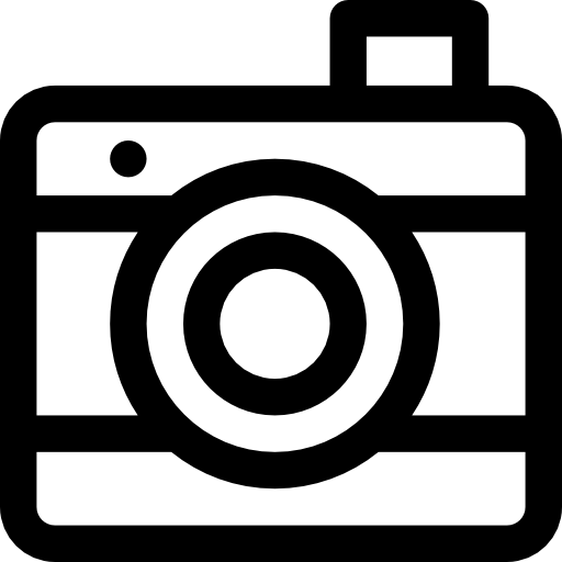 카메라 Basic Rounded Lineal icon