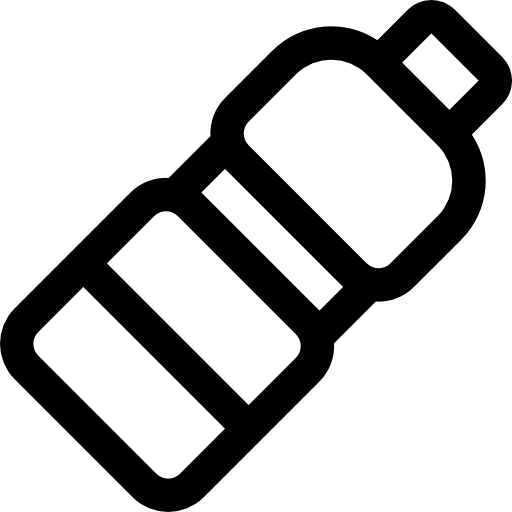 Бутылка с водой Basic Rounded Lineal иконка