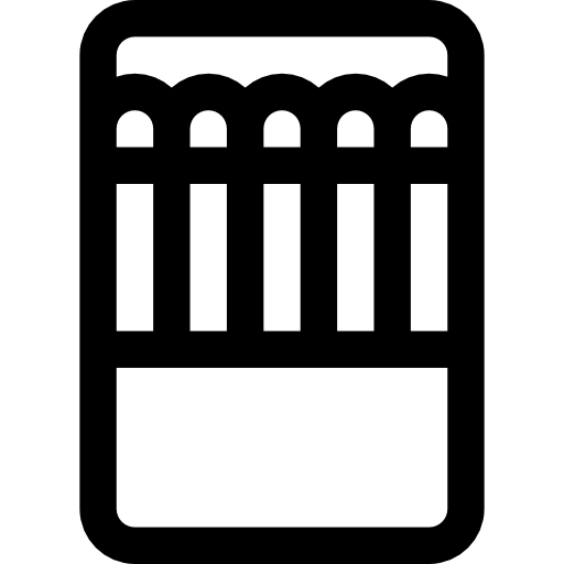 Matches Basic Rounded Lineal icon
