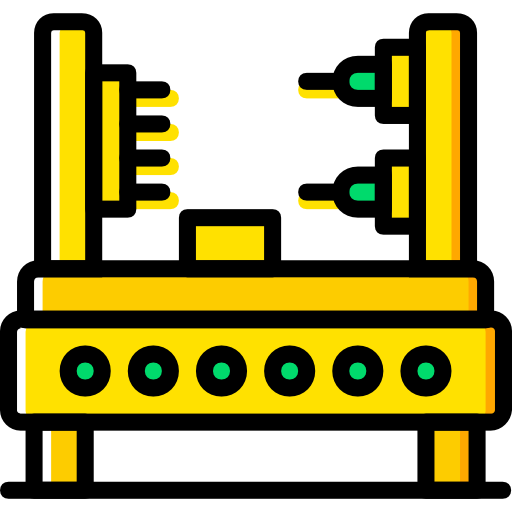 robot industriale Basic Miscellany Yellow icona