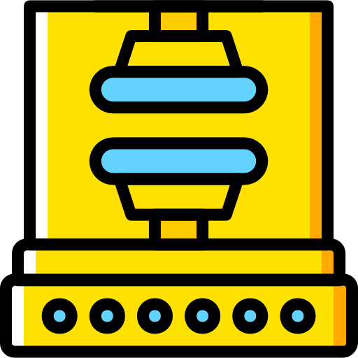Machine press Basic Miscellany Yellow icon