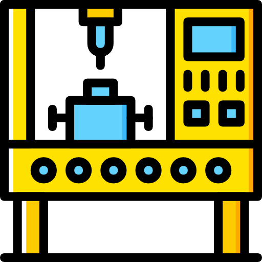 Industrial robot Basic Miscellany Yellow icon