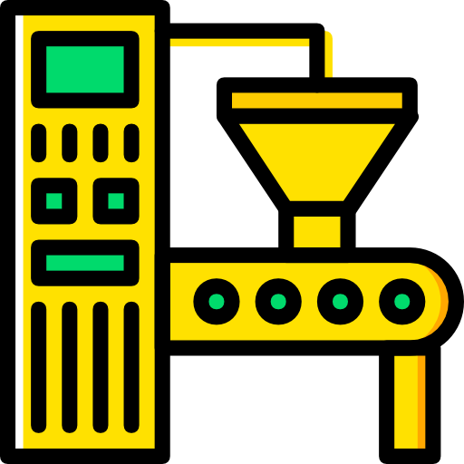 robot industrial Basic Miscellany Yellow icono