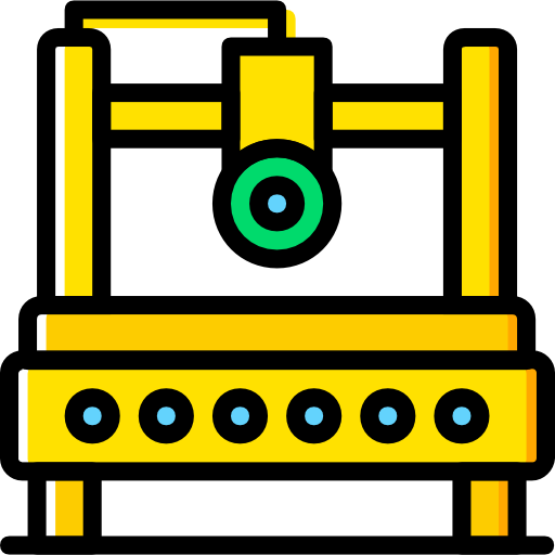 robot industriel Basic Miscellany Yellow Icône