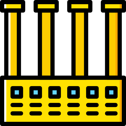 공장 Basic Miscellany Yellow icon