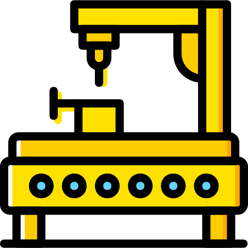 robot industriel Basic Miscellany Yellow Icône