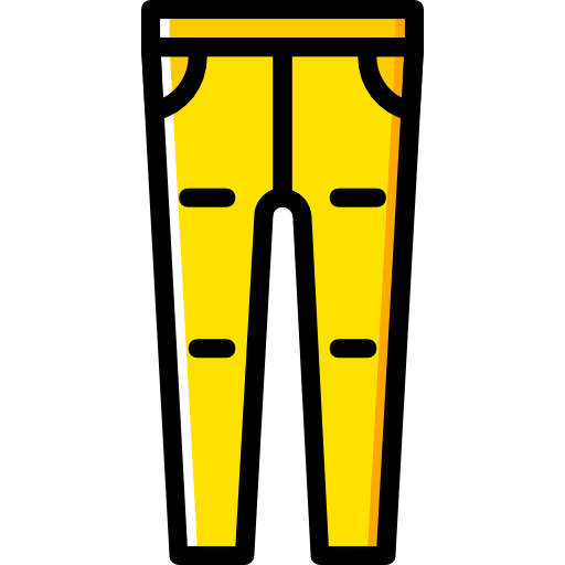 Trousers Basic Miscellany Yellow icon