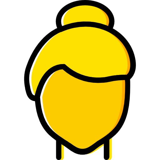 cabello de mujer Basic Miscellany Yellow icono