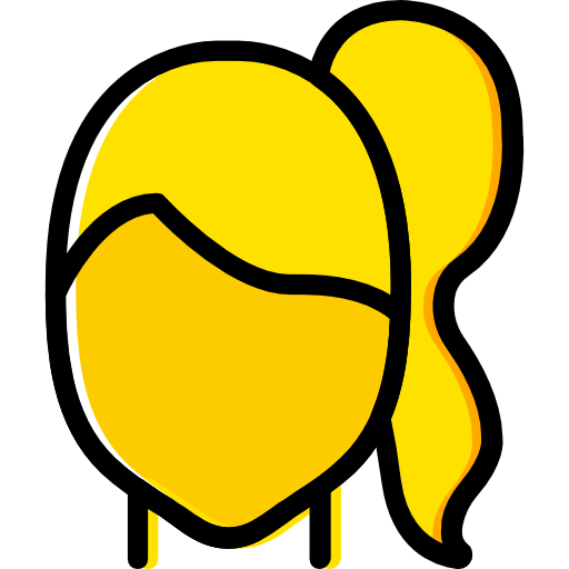 cabello de mujer Basic Miscellany Yellow icono