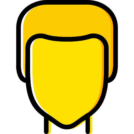 cabello hombre Basic Miscellany Yellow icono