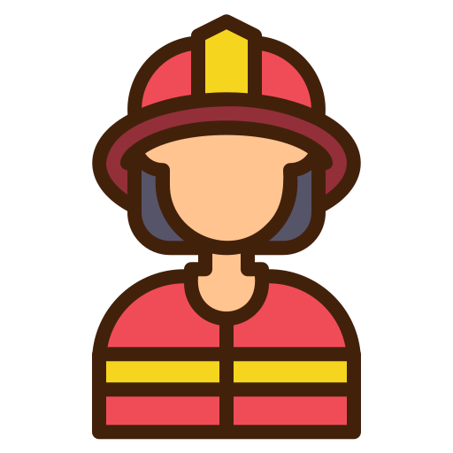 brandweerman Generic Outline Color icoon