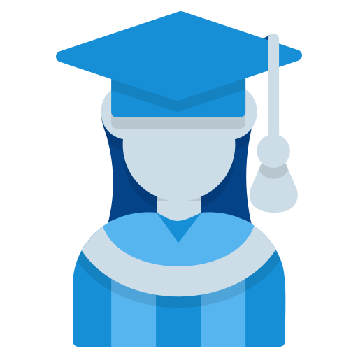 Graduated Generic Blue icon