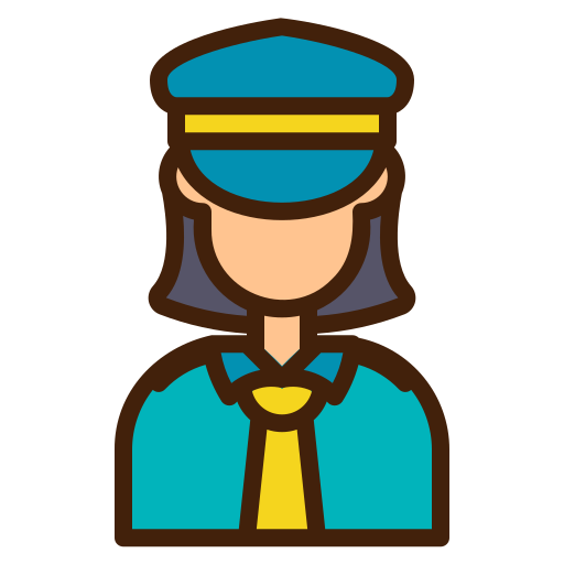 Полиция Generic Outline Color иконка