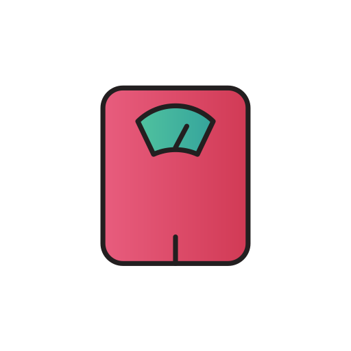 gewichtsskala Generic Outline Color icon