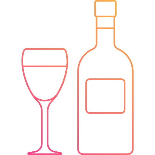 garrafa de vinho Generic Gradient Ícone