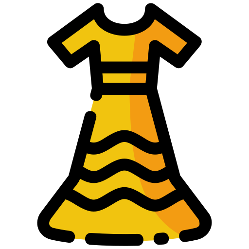 kobiece ubrania Generic Outline Color ikona
