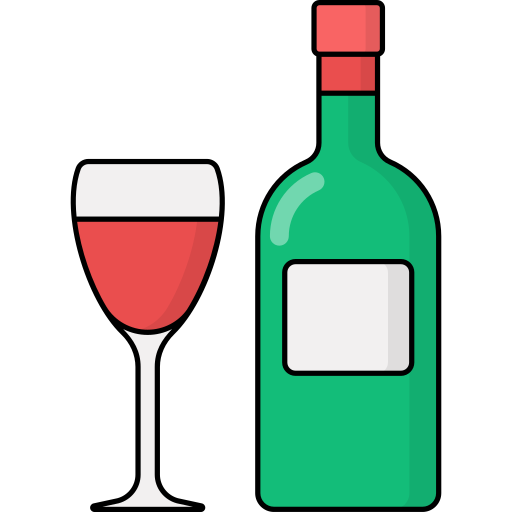 Wine bottle Generic Outline Color icon