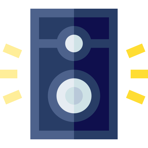 altavoz Basic Straight Flat icono