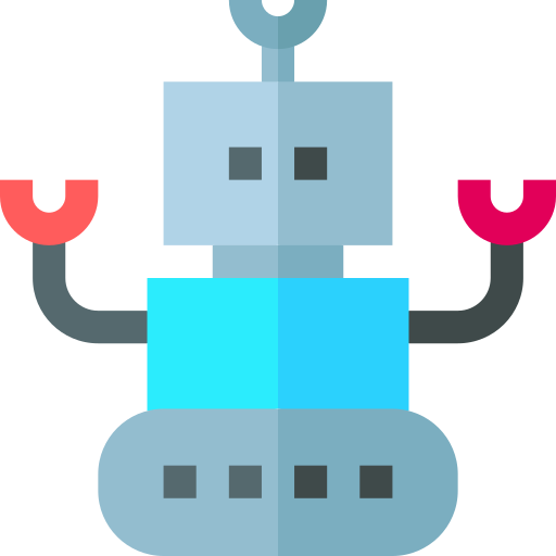 로봇 Basic Straight Flat icon